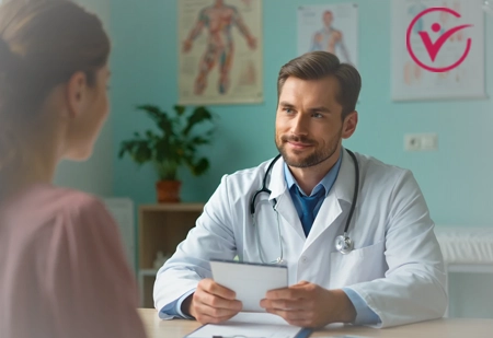 Врач проводит консультацию